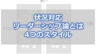 状況対応リーダーシップ論とは　4つのスタイル