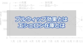 ブルウィップ効果とは エシェロン在庫とは