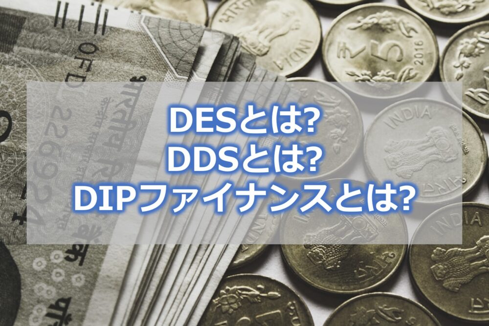 DESとは、DDSとは、DIPファイナンスとは　