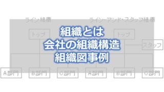 組織とは 会社の組織構造 組織図事例