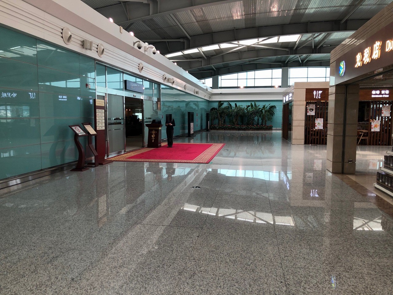大連空港国際線ターミナル VIPラウンジ場所