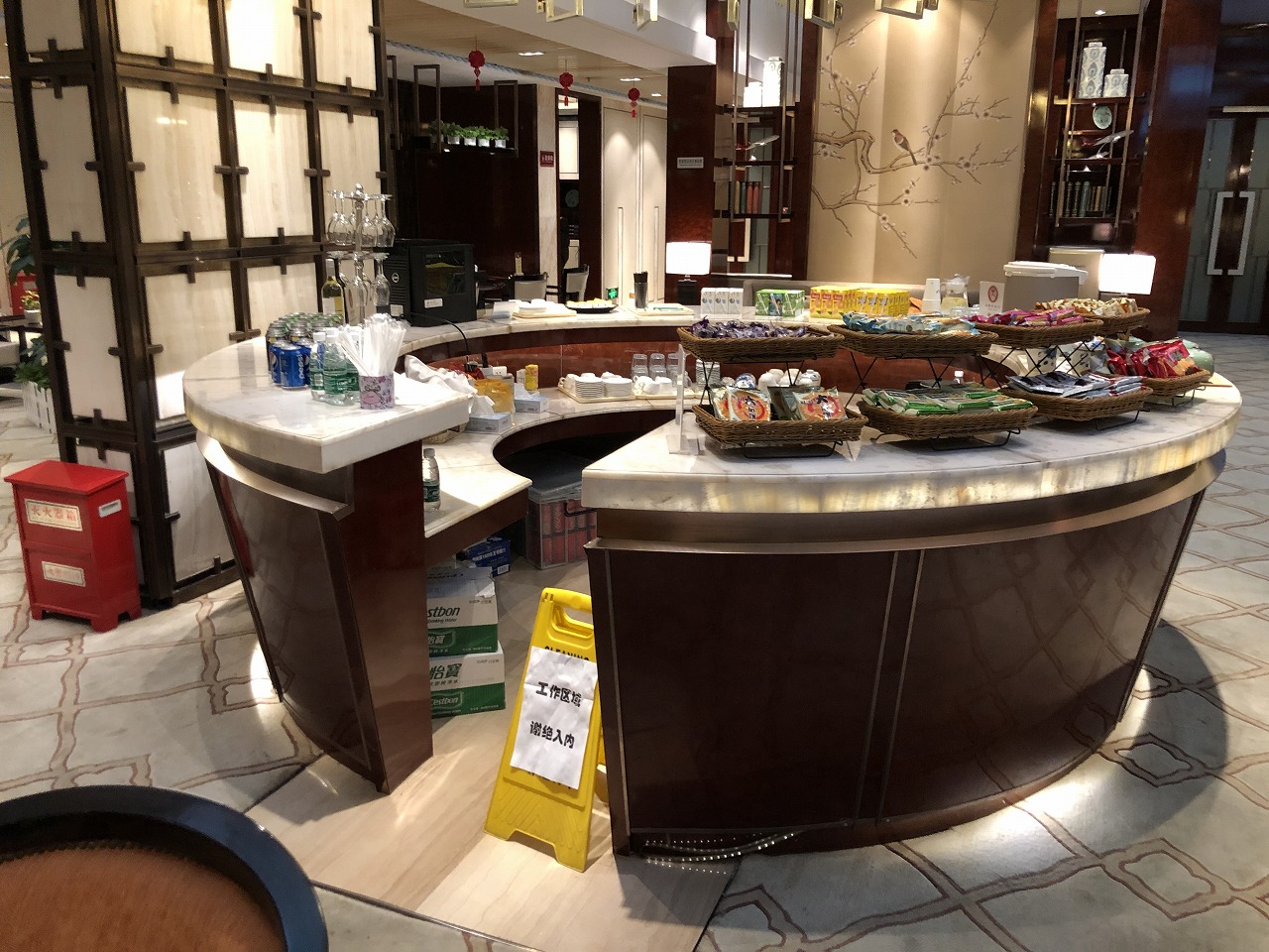 無錫空港 深セン航空ラウンジ 飲食