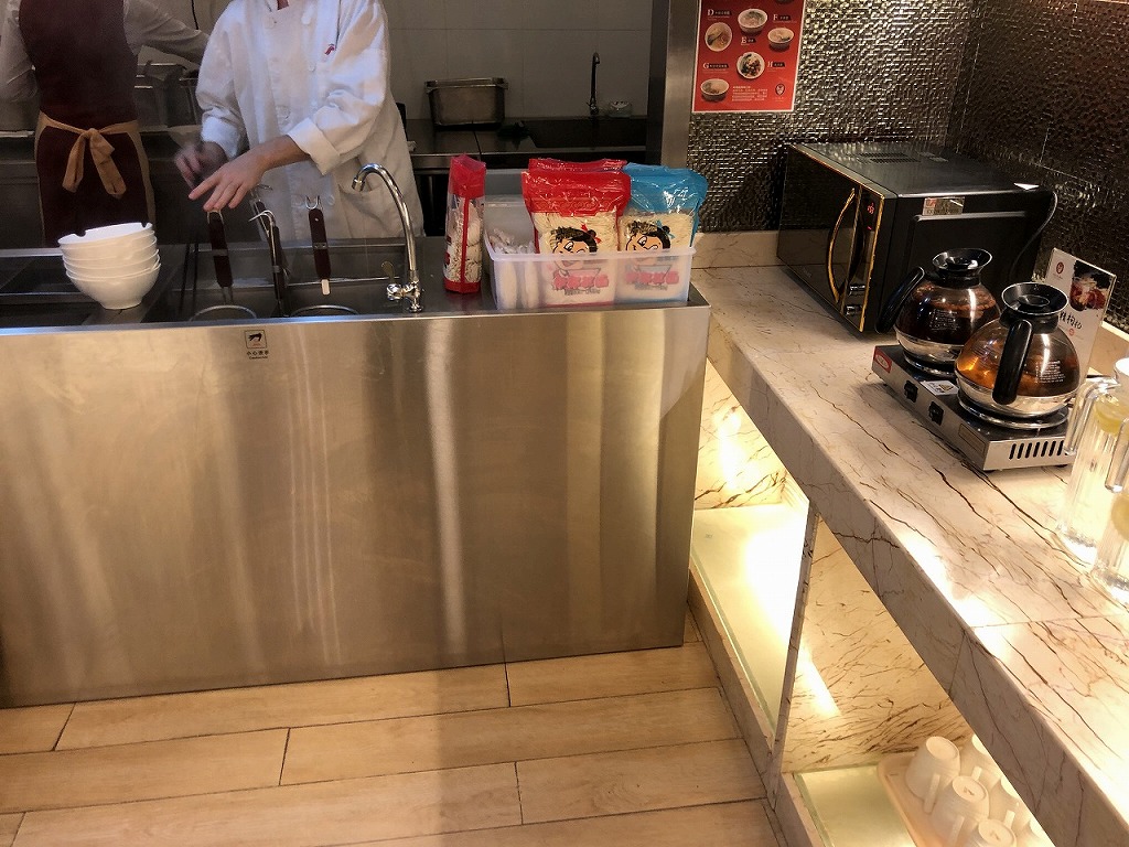 深セン空港国内線 深セン航空ラウンジ 飲食物