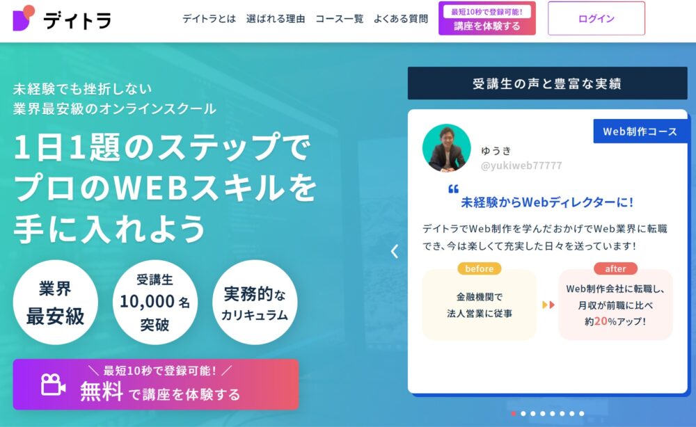 デイトラ ホームページ